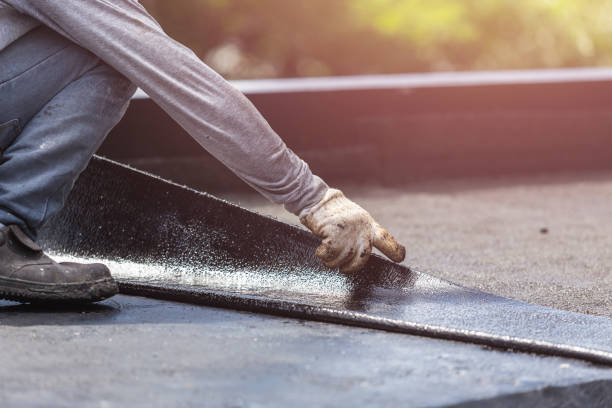 Professional Waterproofing technician working in Harrisburg, OR